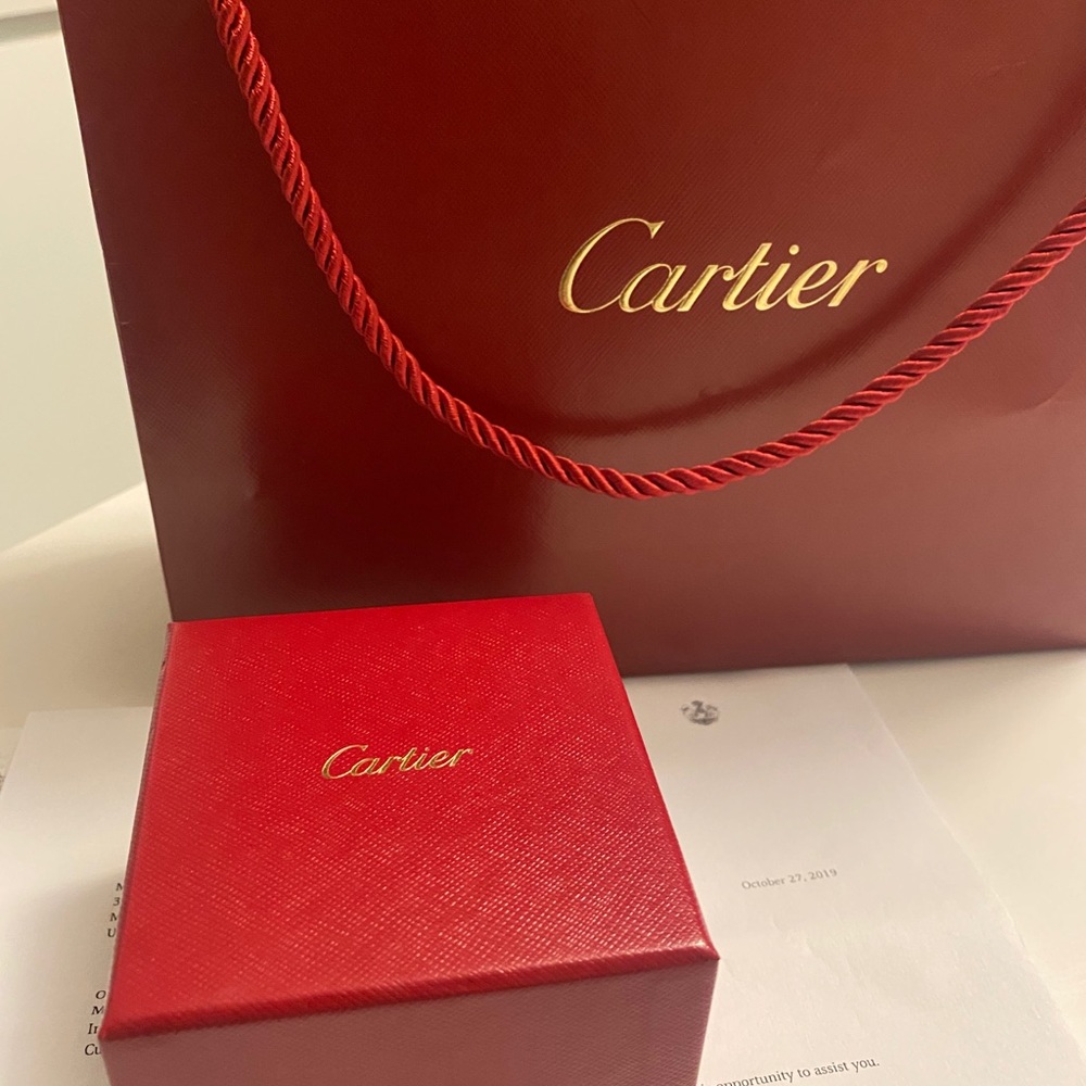 Yellow Gold Cartier Ring 18K Size 8